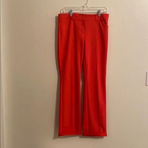 Red suit pants